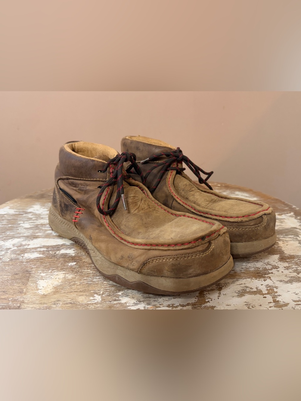 CODY JAMES MEN'S WALLABEE MOC TOE WORK SHOES - COMPOSITE TOE